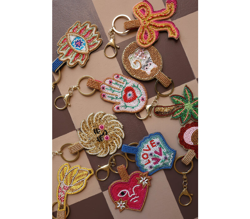 Sleutelhanger met Kraaltjes - Hand