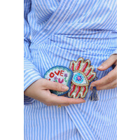 Small Beaded Wallet - Star Eye