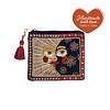 All the Luck in the World Medium Beaded Pouch - Sun and Moon
