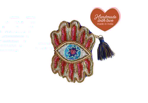All the Luck in the World Kleine Etui met Kraaltjes - Ster Oog