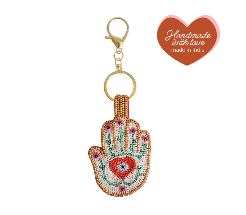 Beaded Keychain - Hand