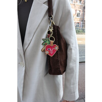 Sleutelhanger met Kraaltjes - Hart