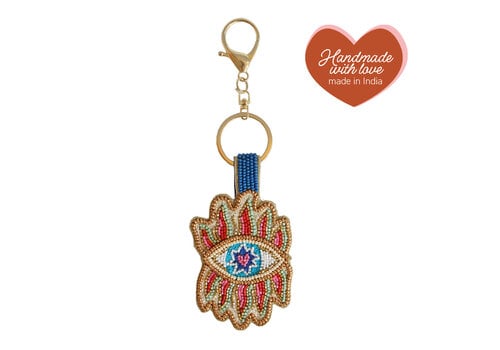 All the Luck in the World Sleutelhanger met Kraaltjes - Oog
