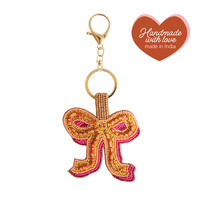 Beaded Keychain - Bow