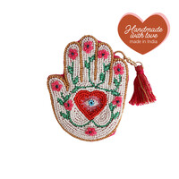 Tiny Pouch - Flowery Hand