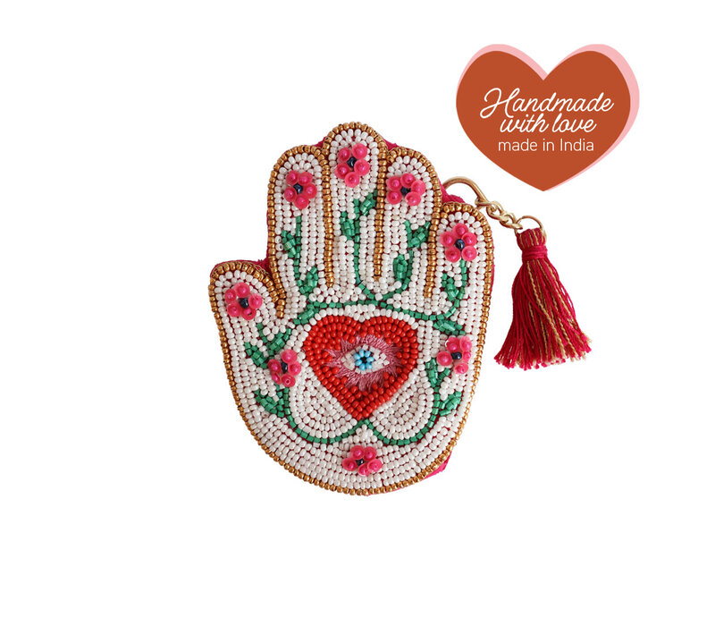 Tiny Pouch - Flowery Hand