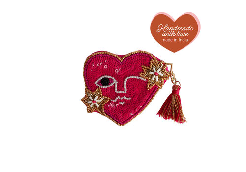 All the Luck in the World Tiny Pouch - Heart