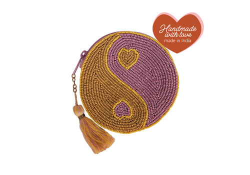 All the Luck in the World Round Pouch Yinyang