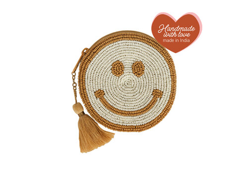 All the Luck in the World Round Pouch Smiley