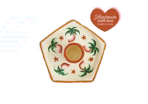 All the Luck in the World Candleholder Palmtree