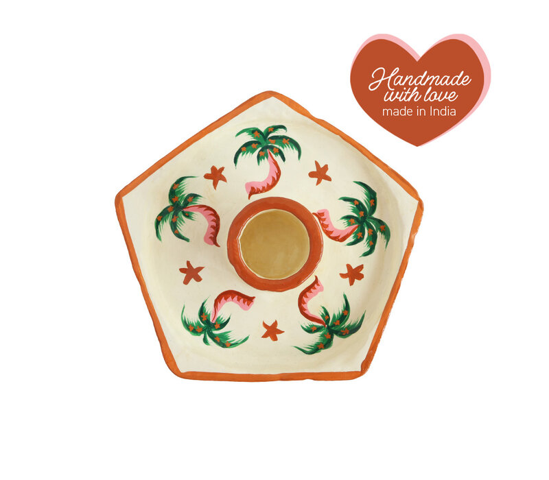 Candleholder Palmtree