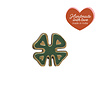 All the Luck in the World Deurknop Messing Lucky Klaver