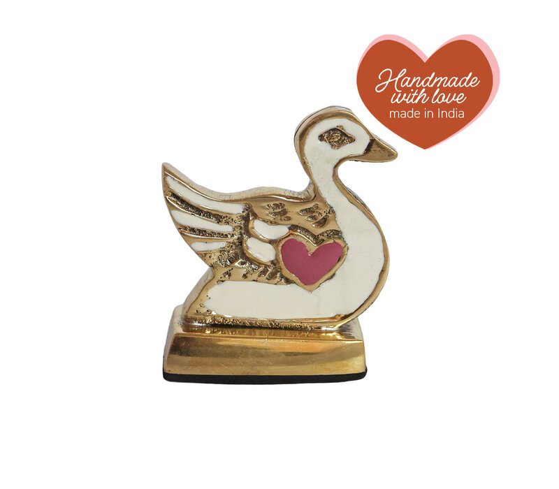 Cardholder Brass Swan
