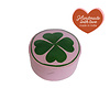 Medium Round Lucky Clover Box