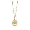 Medaillon Necklace Small - Green Heart