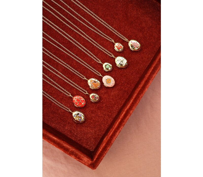 Medaillon Ketting Small - Love