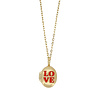 All the Luck in the World Medaillon Ketting Small - Love