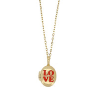 Medaillon Ketting Small - Love