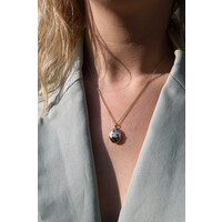 Medaillon Ketting Medium - Sprankelende Hartjes