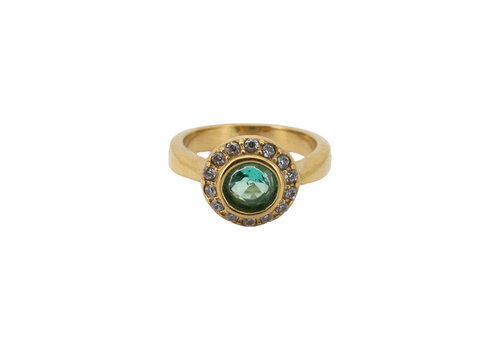 All the Luck in the World Ring Ronde Halo - Aqua