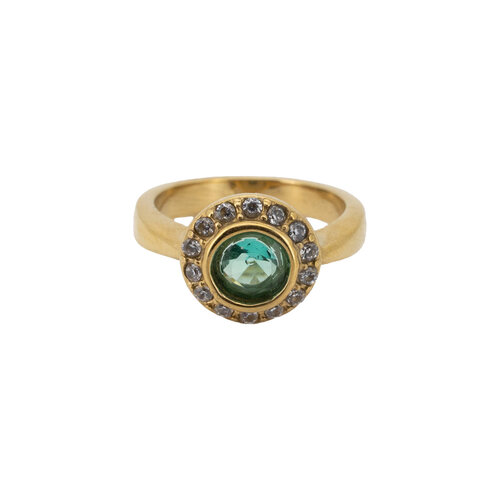 Ring Ronde Halo - Aqua 