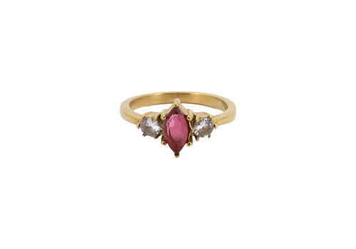 All the Luck in the World Ring Marquise Steen - Roze