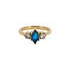 All the Luck in the World Ring Marquise Stone - Blue