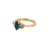 Ring Marquise Stone - Blue