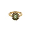 All the Luck in the World Ring Zon Halo met Zirconia Diamant - Groen