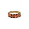 All the Luck in the World Ring 5 Oval Stones - Red