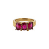 Ring Oval Stone - Fuchsia