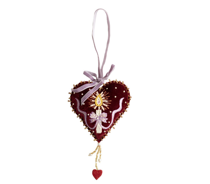 Ornament Heart Candle