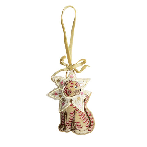 Ornament Tiger with Star 