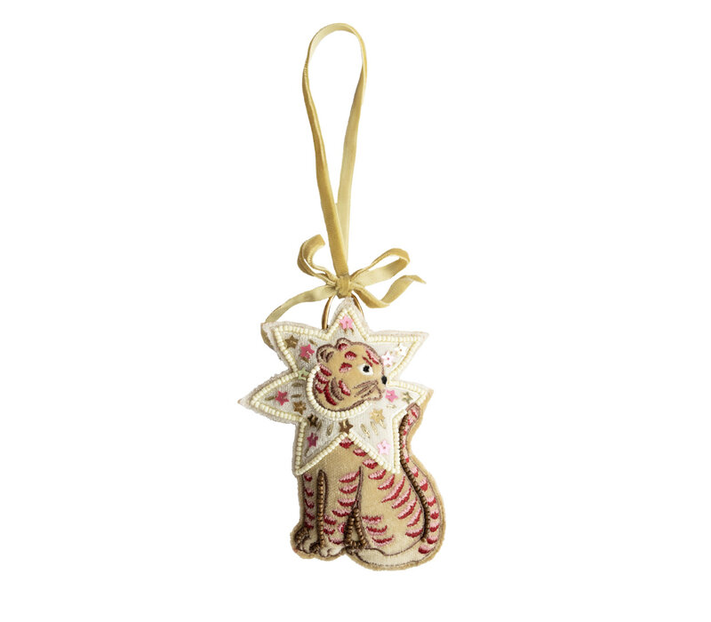 Ornament Tiger with Star