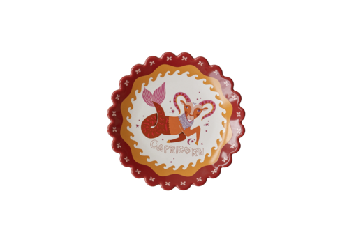 All the Luck in the World Zodiac Plate Capricorn