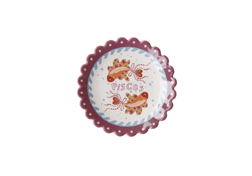 All the Luck in the World Zodiac Plate Pisces