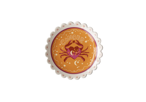 All the Luck in the World Zodiac Plate Cancer