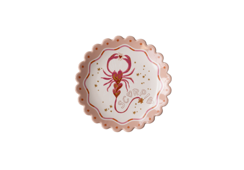 All the Luck in the World Zodiac Plate Scorpio