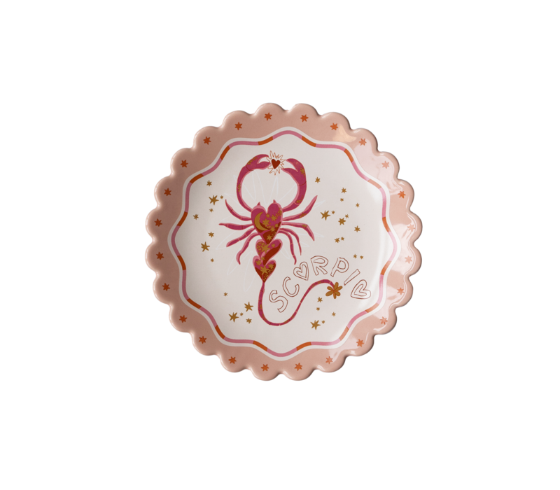 Zodiac Plate Scorpio