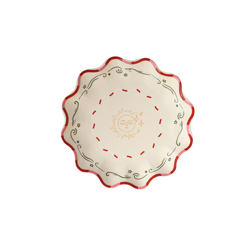 Serving Plate Small Sun 