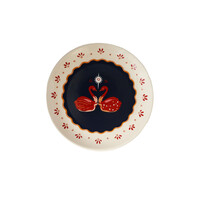 Serving Plate Swans
