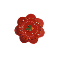 Small Plate Bird Red