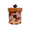 All the Luck in the World Jar Orange with Birds