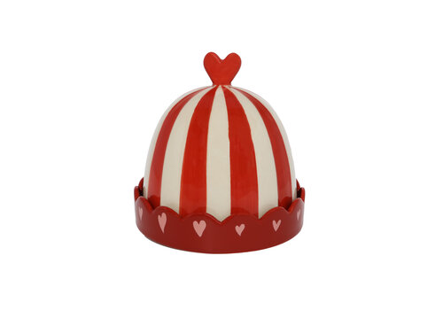 All the Luck in the World Jar Hearts and Stripes