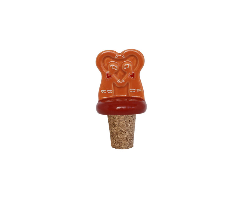 Flessenstopper Gingerbread Man