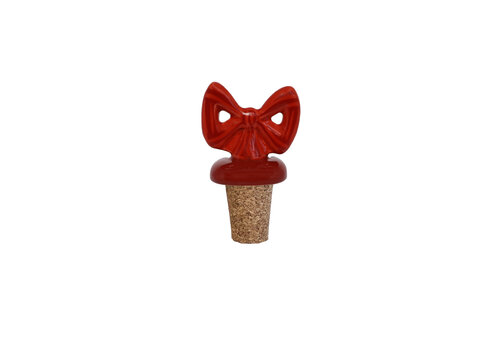 All the Luck in the World Bottlestopper Bow with Stripes