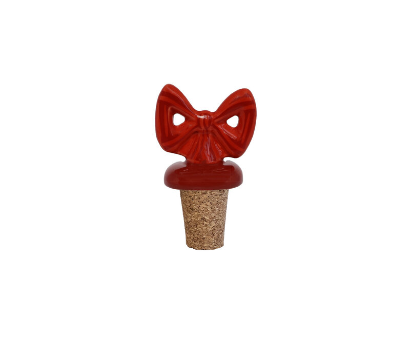 Bottlestopper Bow with Stripes