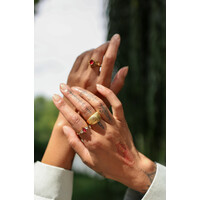 Ring Marquise Stone - Pink