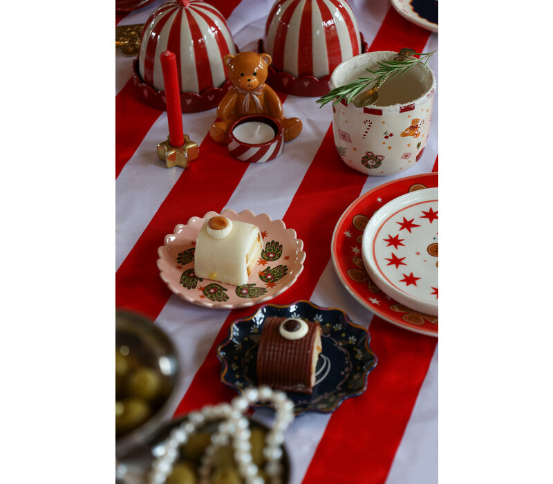 Small Plate Hands and Candles