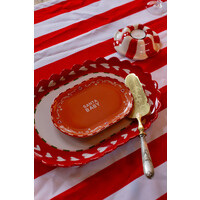 Oval Plate Santa Baby